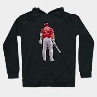 Mike Trout #27 In Games Hoodie